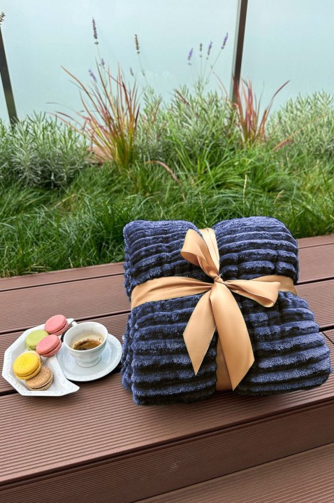 Одеяло FELISARA NAVY 220x240 cm, Цвят: тъмносин, IVET.BG - Твоят онлайн бутик.