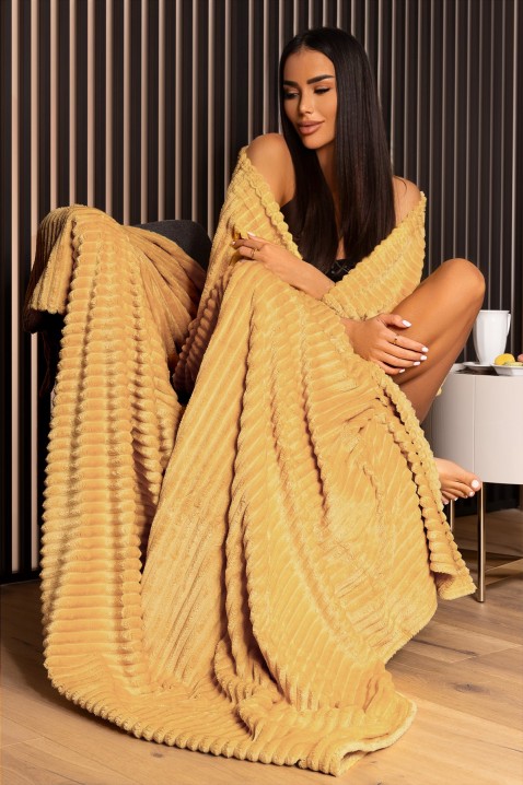 Одеяло FELISARA MUSTARD 220x240 cm, Цвят: горчица, IVET.BG - Твоят онлайн бутик.