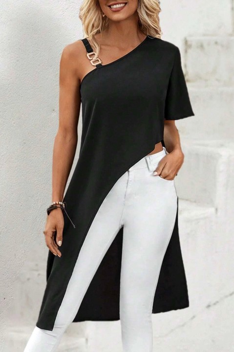 Дамска блуза ELENSORA, Цвят: черен, IVET.BG - Твоят онлайн бутик.