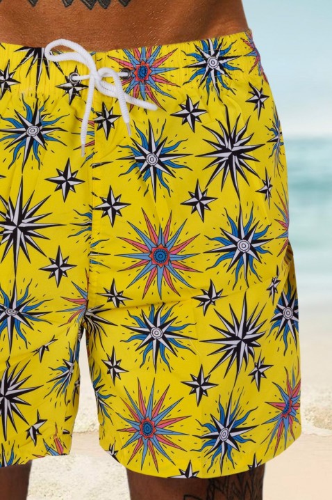 Мъжки плувни шорти FERTINO YELLOW, Цвят: жълт, IVET.BG - Твоят онлайн бутик.