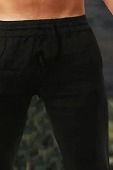 Мъжки панталон SILMERO BLACK, Цвят: черен, IVET.BG - Твоят онлайн бутик.