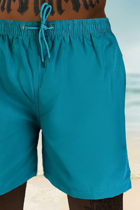 Мъжки плувни шорти KENVELO TURQUA, Цвят: тюркоаз, IVET.BG - Твоят онлайн бутик.