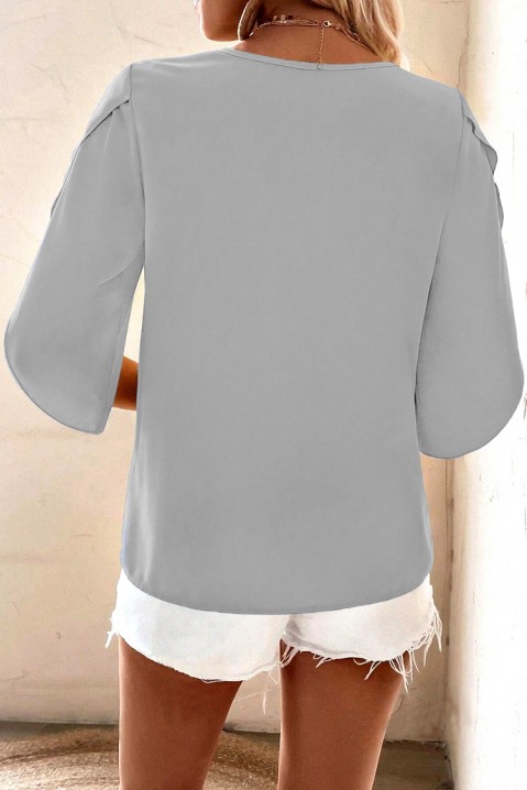 Дамска блуза SOLERDA GREY, Цвят: сив, IVET.BG - Твоят онлайн бутик.