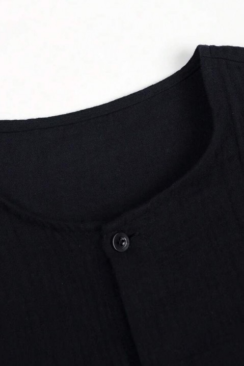 Мъжка риза TROMELDO BLACK, Цвят: черен, IVET.BG - Твоят онлайн бутик.