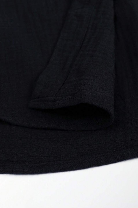 Мъжка риза TROMELDO BLACK, Цвят: черен, IVET.BG - Твоят онлайн бутик.