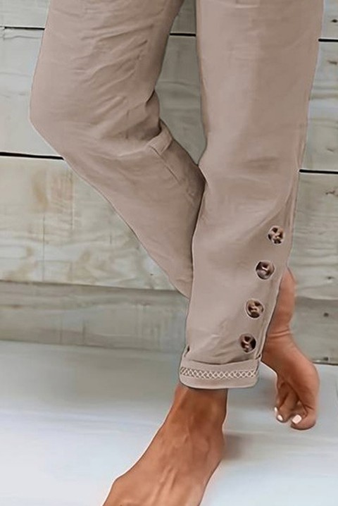 Панталон PIODEMA BEIGE, Цвят: беж, IVET.BG - Твоят онлайн бутик.