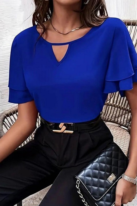 Дамска блуза ROFIELDA BLUE, Цвят: син, IVET.BG - Твоят онлайн бутик.