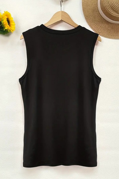 Топ ZIOMEFA BLACK, Цвят: черен, IVET.BG - Твоят онлайн бутик.