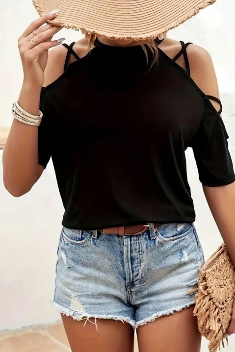 Дамска блуза LEJERDA, Цвят: черен, IVET.BG - Твоят онлайн бутик.