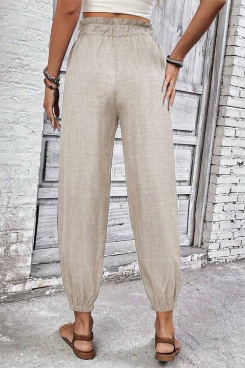 Панталон RIMEODA ECRU, Цвят: екрю, IVET.BG - Твоят онлайн бутик.