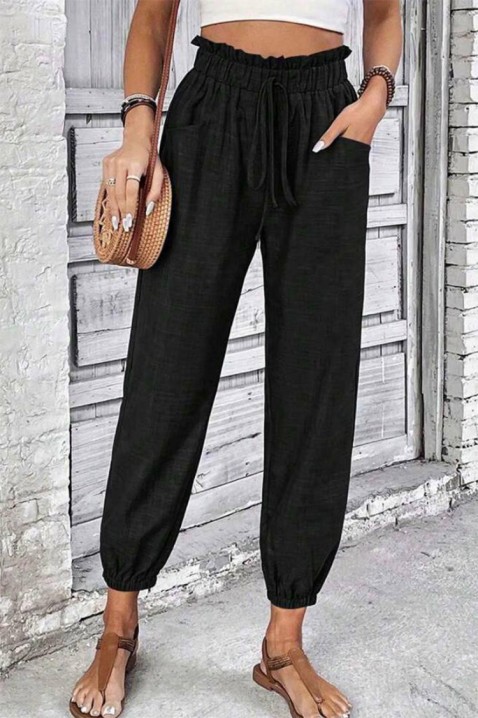 Панталон RIMEODA BLACK, Цвят: черен, IVET.BG - Твоят онлайн бутик.