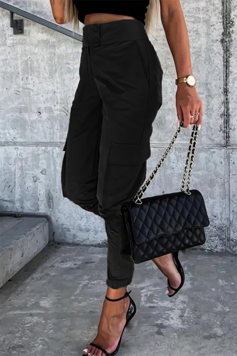 Панталон ORFILZA BLACK, Цвят: черен, IVET.BG - Твоят онлайн бутик.