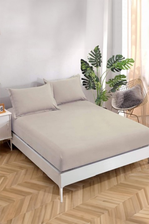 Чаршаф с ластик BANDENA BEIGE 200х220 cm, Цвят: беж, IVET.BG - Твоят онлайн бутик.