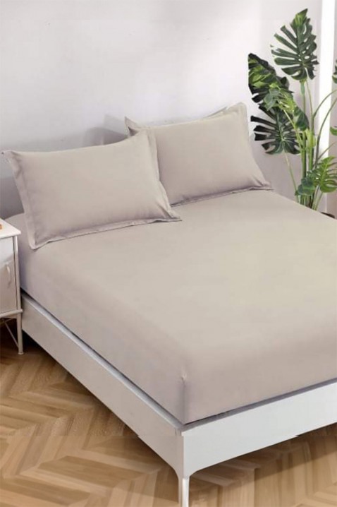 Чаршаф с ластик BANDENA BEIGE 200х220 cm, Цвят: беж, IVET.BG - Твоят онлайн бутик.