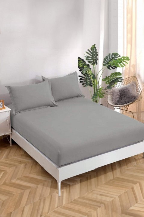 Чаршаф с ластик BANDENA GREY 200х220 cm, Цвят: сив, IVET.BG - Твоят онлайн бутик.