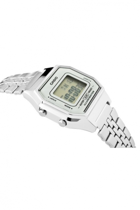 Дамски часовник CASIO LA680WA-7DF Retro Collection, Цвят: сребърен, IVET.BG - Твоят онлайн бутик.