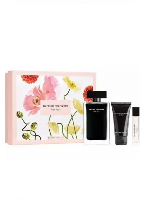 Дамски комплект Narciso Rodriguez For Her EDT 100 ml + Mini 10 ml + Body Lotion 50 mlIVET.BG - Твоят онлайн бутик.