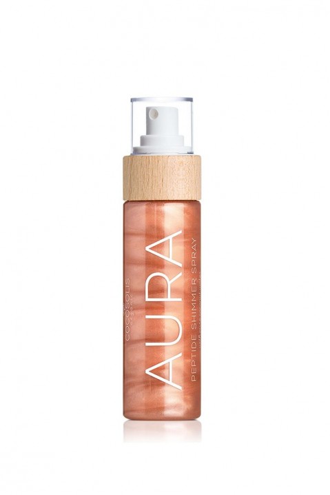 Блестящ спрей с пептиди COCOSOLIS AURA PEPTIDE SHIMMER SPRAY 100 mlIVET.BG - Твоят онлайн бутик.