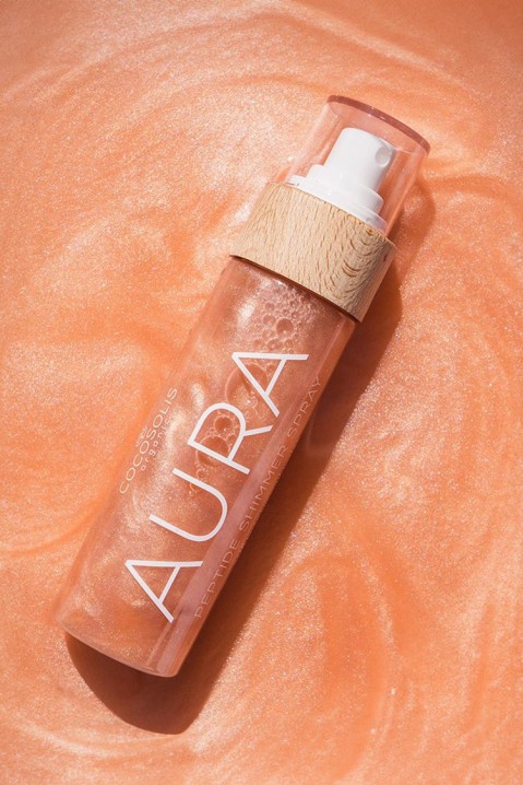 Блестящ спрей с пептиди COCOSOLIS AURA PEPTIDE SHIMMER SPRAY 100 mlIVET.BG - Твоят онлайн бутик.