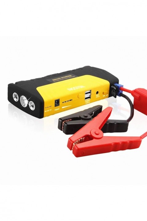 Комплект стартерно устройство High Power Jump starter за кола, Цвят: черен, IVET.BG - Твоят онлайн бутик.