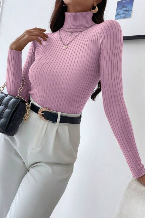 Пуловер STAMPELA PINK, Цвят: розов, IVET.BG - Твоят онлайн бутик.