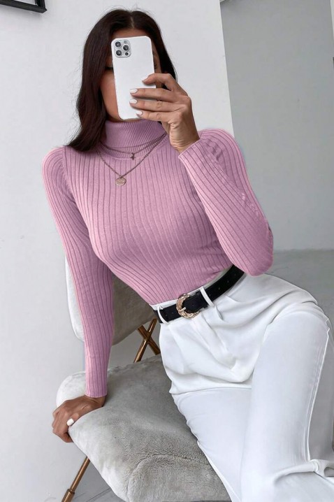 Пуловер STAMPELA PINK, Цвят: розов, IVET.BG - Твоят онлайн бутик.