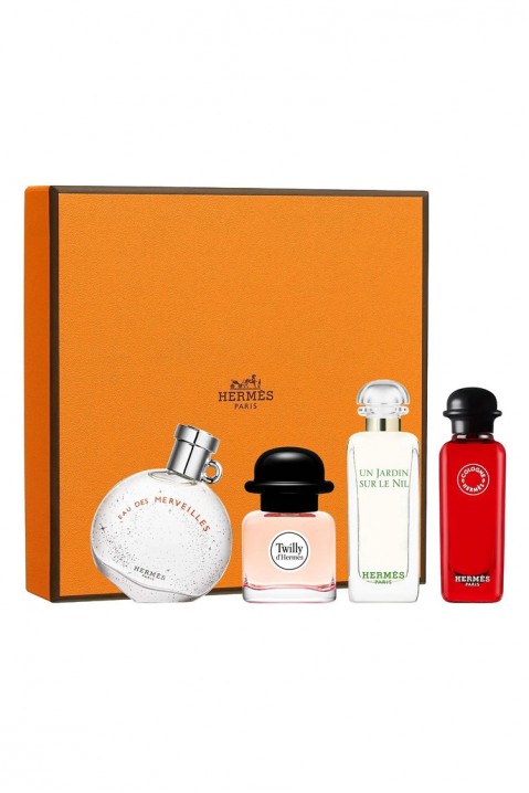 Дамски комплект Set Hermes Twilly EDP + Un Jardin Sur Le Nil EDT + Eau De Rhubarbe Ecarlate EDC + Eau Des Merveilles EDT 4 X 7,5 mlIVET.BG - Твоят онлайн бутик.