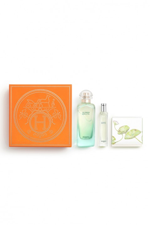 Унисекс комплект Hermes Jardin Un Jardin Sur Le Nil EDT 100 ml + EDT 15 ml + Soap 50 grIVET.BG - Твоят онлайн бутик.