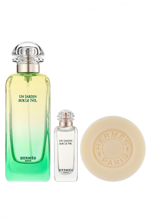 Унисекс комплект Hermes Jardin Un Jardin Sur Le Nil EDT 100 ml + EDT 15 ml + Soap 50 grIVET.BG - Твоят онлайн бутик.