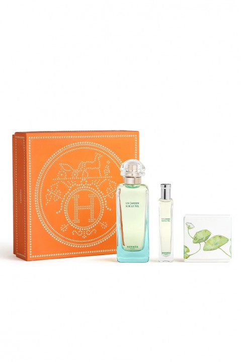 Унисекс комплект Hermes Jardin Un Jardin Sur Le Nil EDT 100 ml + EDT 15 ml + Soap 50 grIVET.BG - Твоят онлайн бутик.