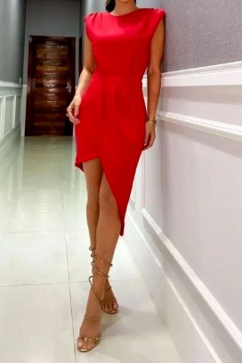 рокля LEORTINA RED
