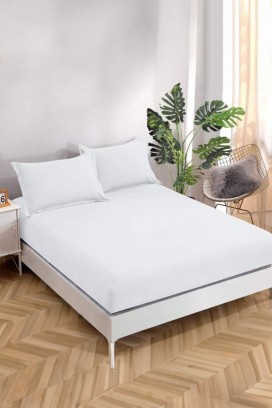 чаршаф с ластик BANDENA WHITE 200х220 cm